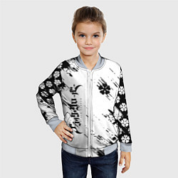 Бомбер детский Чёрный клевер black clover,, цвет: 3D-серый — фото 2