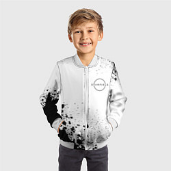 Бомбер детский Старфилд краски, цвет: 3D-белый — фото 2