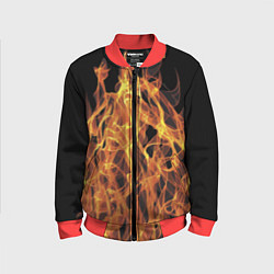 Детский бомбер Flame Pattern