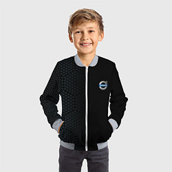 Бомбер детский VOLVO MINI LOGO, цвет: 3D-серый — фото 2