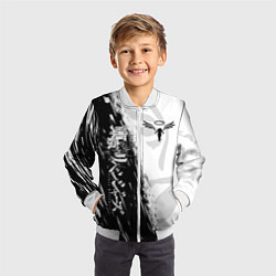 Бомбер детский WALHALLA TEAM LOGO BLACK ТОКИЙСКИЕ МСТИТЕЛИ, цвет: 3D-белый — фото 2