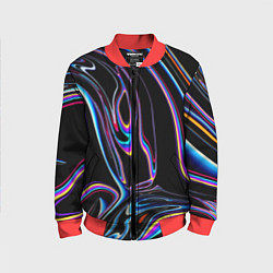 Бомбер детский Vanguard pattern Neon, цвет: 3D-красный
