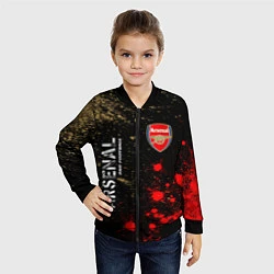 Бомбер детский АРСЕНАЛ Arsenal Pro Football Краска, цвет: 3D-черный — фото 2