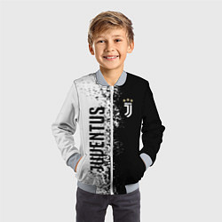 Бомбер детский Juventus ювентус 2019, цвет: 3D-серый — фото 2