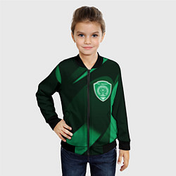 Бомбер детский Футбольный клуб АХМАТ ЧЕЧНЯ, цвет: 3D-черный — фото 2