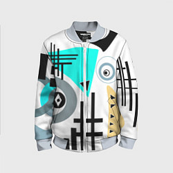 Детский бомбер Абстрактный современный дизайн