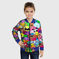 Бомбер детский Монстрики Nastiprazdnik, цвет: 3D-синий — фото 2