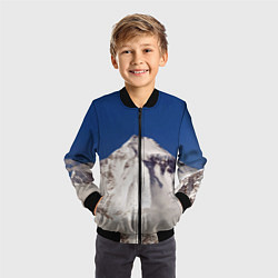 Бомбер детский Дхаулагири - белая гора, Гималаи, 8167 м, цвет: 3D-черный — фото 2