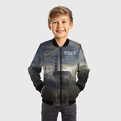 Бомбер детский STALKER Саркофаг, цвет: 3D-черный — фото 2