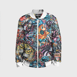 Детский бомбер Татуировки