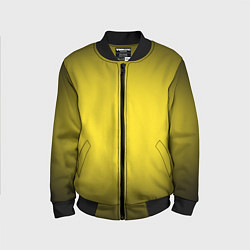 Детский бомбер Желтый градиент