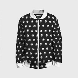 Бомбер детский Инопланетянин, цвет: 3D-белый