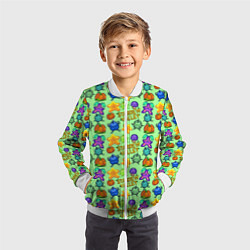 Бомбер детский Джунимо из Стардью, цвет: 3D-белый — фото 2