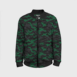 Детский бомбер Точечный камуфляжный узор Spot camouflage pattern