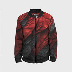 Детский бомбер Red black texture