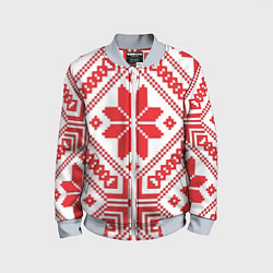 Бомбер детский Национальный, цвет: 3D-серый