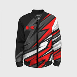 Детский бомбер Kawasaki - red uniform