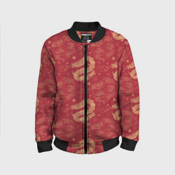 Детский бомбер The chinese dragon pattern