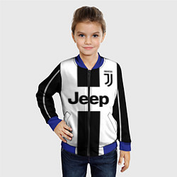 Бомбер детский Juventus collection, цвет: 3D-синий — фото 2