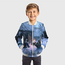 Бомбер детский STALKER 2 новички на кордоне, цвет: 3D-белый — фото 2