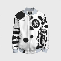 Бомбер детский New York yankees - baseball team pattern, цвет: 3D-серый