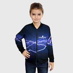 Бомбер детский Counter Strike - lightning, цвет: 3D-черный — фото 2