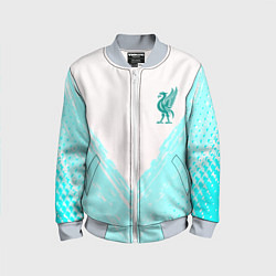 Бомбер детский Liverpool logo texture fc, цвет: 3D-серый