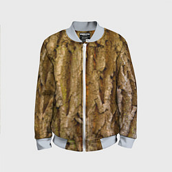 Детский бомбер Кора дерева текстура