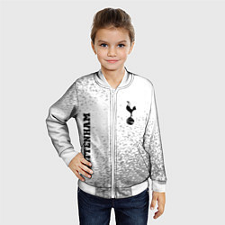 Бомбер детский Tottenham sport на светлом фоне вертикально, цвет: 3D-белый — фото 2