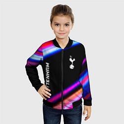 Бомбер детский Tottenham speed game lights, цвет: 3D-черный — фото 2