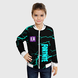 Бомбер детский Fortnite storm games, цвет: 3D-белый — фото 2