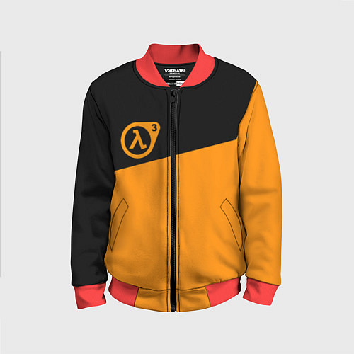 Детский бомбер Half life orange game / 3D-Красный – фото 1