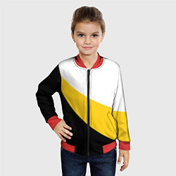 Бомбер детский Сокрушу пред ним врагов его большая хризма, цвет: 3D-красный — фото 2