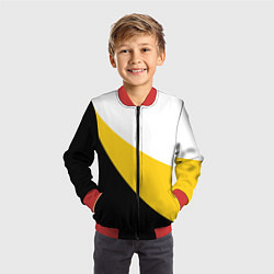 Бомбер детский Сокрушу пред ним врагов его большая хризма, цвет: 3D-красный — фото 2