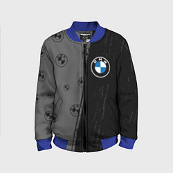 Бомбер детский Bmw performance Темный, цвет: 3D-синий