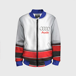 Бомбер детский AUDI auto car, цвет: 3D-синий