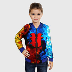 Бомбер детский Starcraft fire steel, цвет: 3D-синий — фото 2