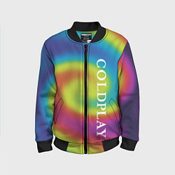 Бомбер детский Coldplay moon music album, цвет: 3D-черный