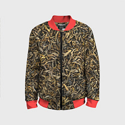 Бомбер детский Чай, цвет: 3D-красный