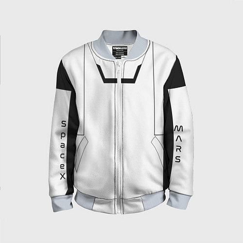 Детский бомбер Скафандр space / 3D-Серый – фото 1