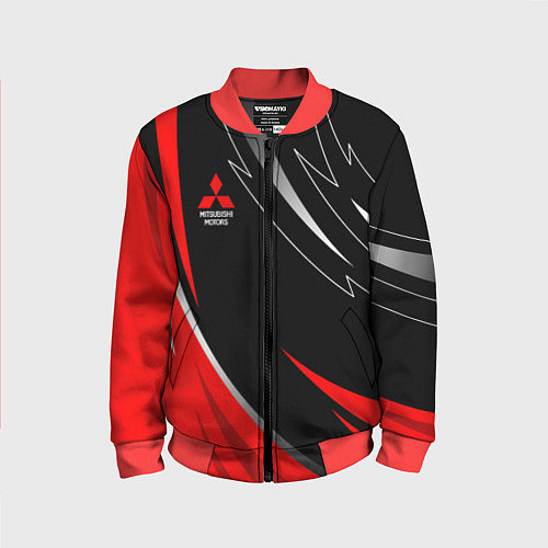 Детский бомбер Mitsubishi - red and black / 3D-Красный – фото 1