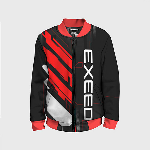 Детский бомбер Exeed - red uniform / 3D-Красный – фото 1