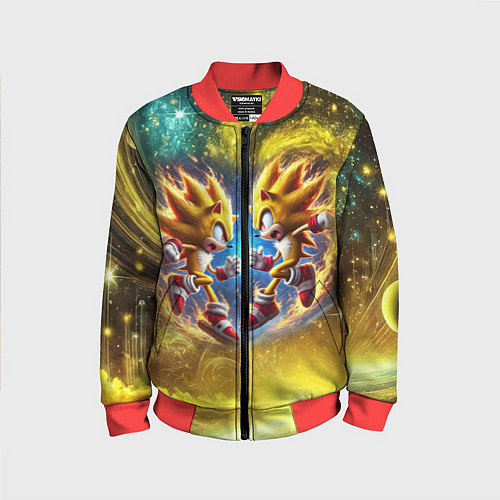 Детский бомбер Sonic and Shadow battle in space - movie / 3D-Красный – фото 1