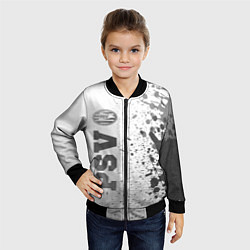 Бомбер детский PSV - white gradient по-вертикали, цвет: 3D-черный — фото 2