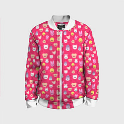 Детский бомбер Skzoo pattern pink