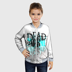 Бомбер детский Dead by april краски, цвет: 3D-серый — фото 2