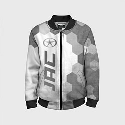 Бомбер детский JAC - white gradient по-вертикали, цвет: 3D-черный