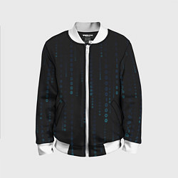 Детский бомбер Color black blue