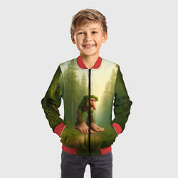 Бомбер детский Патапим мем, цвет: 3D-красный — фото 2
