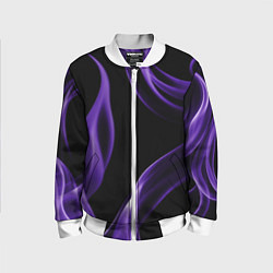 Детский бомбер Purple abstraction